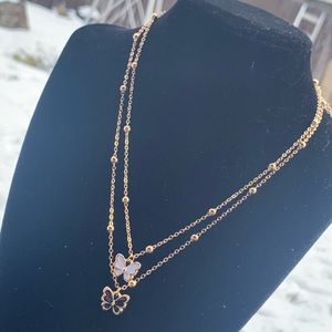 Double Butterfly Necklace🦋